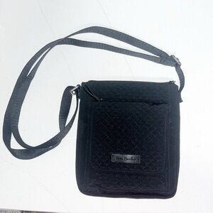 Vera Bradley Microfiber Mini Hipster Crossbody Purse with RFID Protection